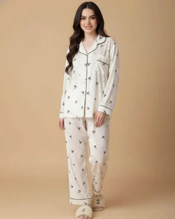 Luna Glow - Soft Velvet Pajama Set