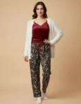 Winter Blossom - 4-Piece Pajama Set